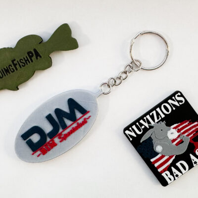 Custom Keychain with Programmable NFC Tag - Image 3