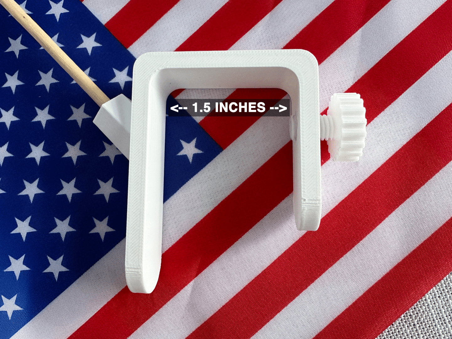 Fence Flag Holder DJM Product Design Usa Flag